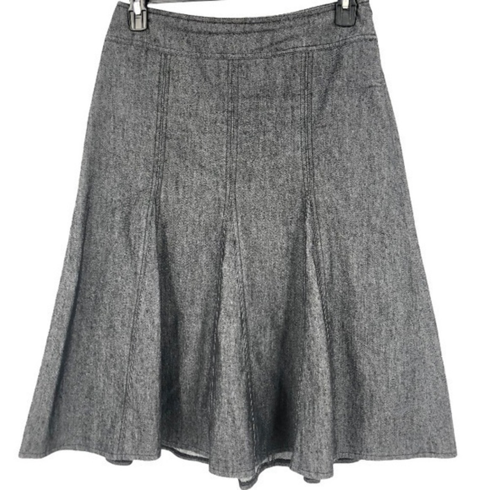 SANDRO Sportswear Size 6 Gray A-Line Skirt.